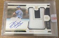 2021 NATIONAL TREASURES BRENT HONEYWELL FOIL RPA RC 12/25 RAYS