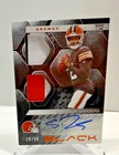 2025 Panini Black Football #RSM-SSS Shedeur Sanders Dual Patch Auto #28/50
