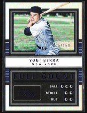 2023 Panini Three and Two Full Count Blue Yogi Berra 025/150 New York Yankees