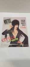 Flyer  BALLY- ELVIRA PARTY MOSTERS  PINBALL  Game advertisement original see pic