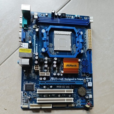 Asrock N68-S3 UCC Sockel AM3 mATX DDR3 Mainboard Motherboard #1295