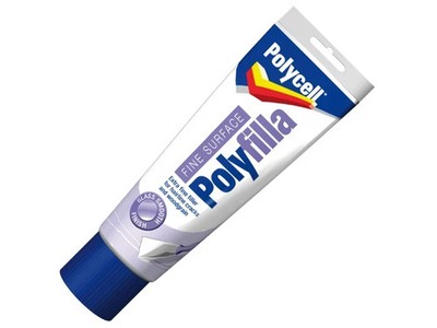 Polycell Fein Oberfläche Füller Schlauch Schnell Trocknen Makelloses Finish 400g