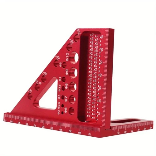 Angle Ruler Measuring Tool Square Protractor Woodworking Miter Triangle Ruler - Picture 6 of 6