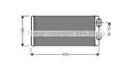AVA Quality Cooling VL6035 WäRmetauscher, Innenraumheizung