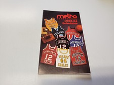 RS20 Metro Conference 1983/84 Men's Basketball Pocket Schedule - Budweiser
