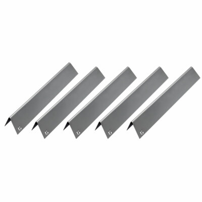 5x Edelstahl Aromaschiene für Weber SPIRIT 310 320 330 / 387 x 67mm 1,5mm stark!