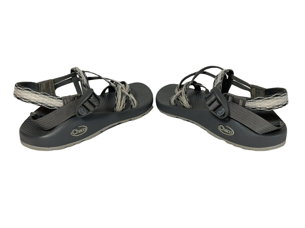 Chaco Gray Strappy Outdoor Sandals Chaco Womens Gray Thin Strap Waterproof/Hiking Sandal Size 9  main image 4