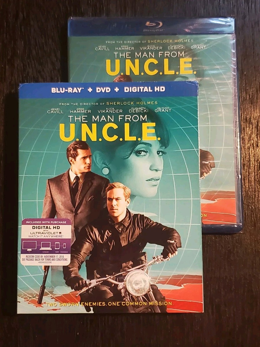 The Man from U.N.C.L.E. (NEW Blu-Ray, 2015) w/ OOP Slipcover, Guy