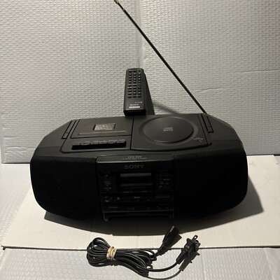 SONY CDラジカセ CFD-S33 Sony CFD-S33 Radio Cassette CD Portable Boombox Mega Bass