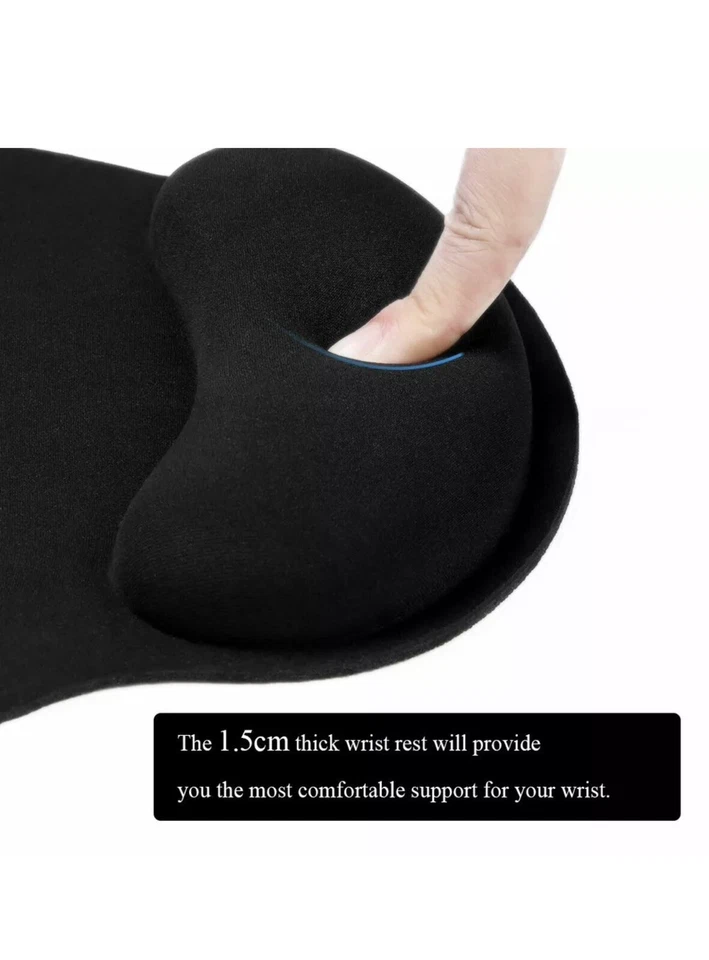 Mouse Pad Memory Foam Memory Foam for Wrist and hand comfort - Image 2 of 3