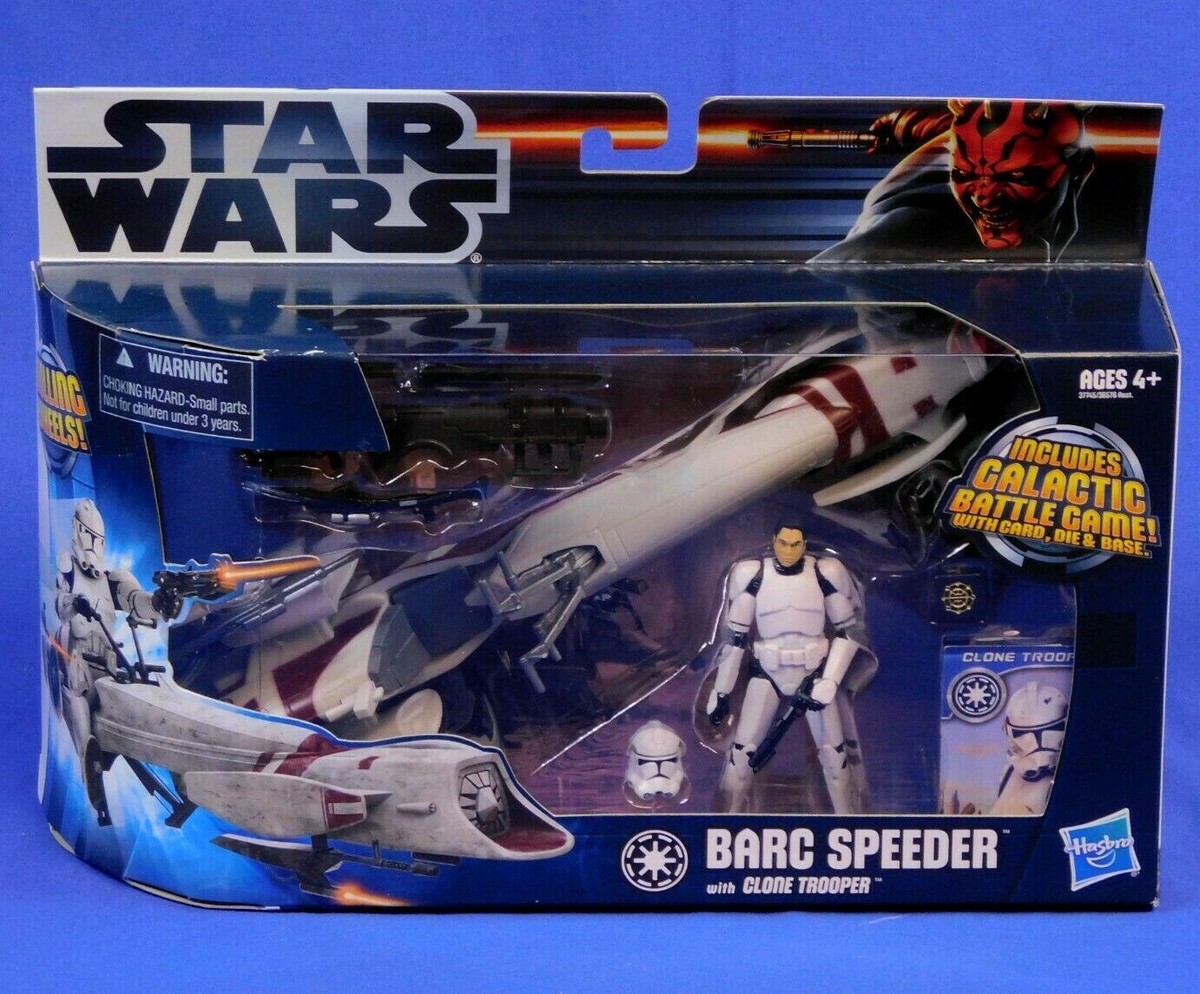 STAR WARS BARC SPEEDER WITH CLONE TROOPER 2012 HASBRO MOVIE