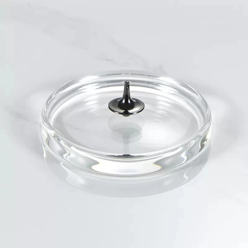 Base de lente profesional de vidrio cristal K9 para pipata tamaño hecho con precisión Foto 3 de 4