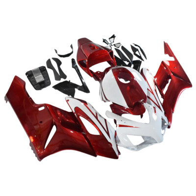White Candy Red ABS Bodywork For Honda CBR1000RR 2004 2005 Fairing Plastics