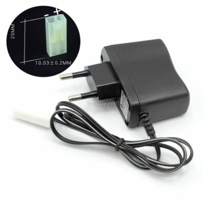 4.8V 250mA EU Charger EL-2P Female plug Positive to Round for NiMH NiCD Battery