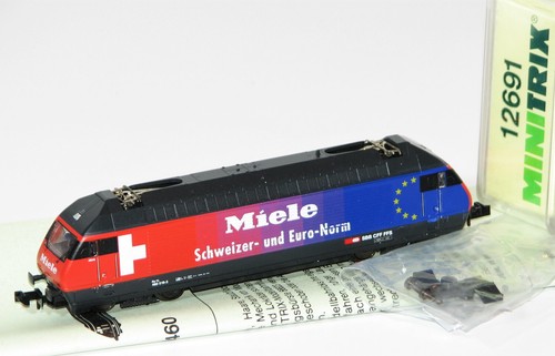 Minitrix N 12691 E-Lok Re 460 "Miele" der SBB "mit DSS" - TOP + OVP | Zustand: Gebraucht