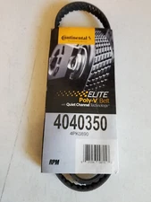 Continental Elite Poly V 4040350 Serpentine Belt - 0.545" X 35.0" - 4 Ribs