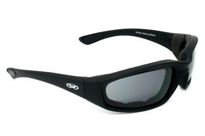 Motorrad-Sonnenbrille/Rundum-Bikerbrille + Gratisbeutel 4 Helm mit offenem Gesicht