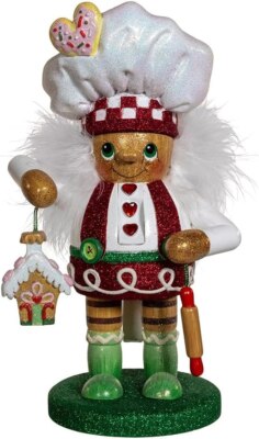 Kurt S. Adler HA0712 - Nussknacker Hollywood Gingerbread ''Baker Boy'' -25,4 cm-