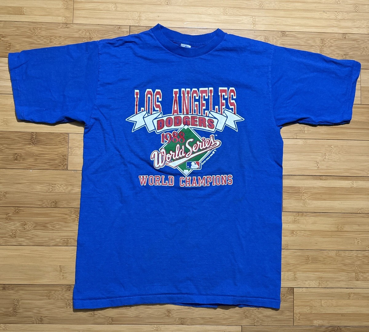 Vtg MLB Los Angeles Dodgers 1988 World Series World Champions T