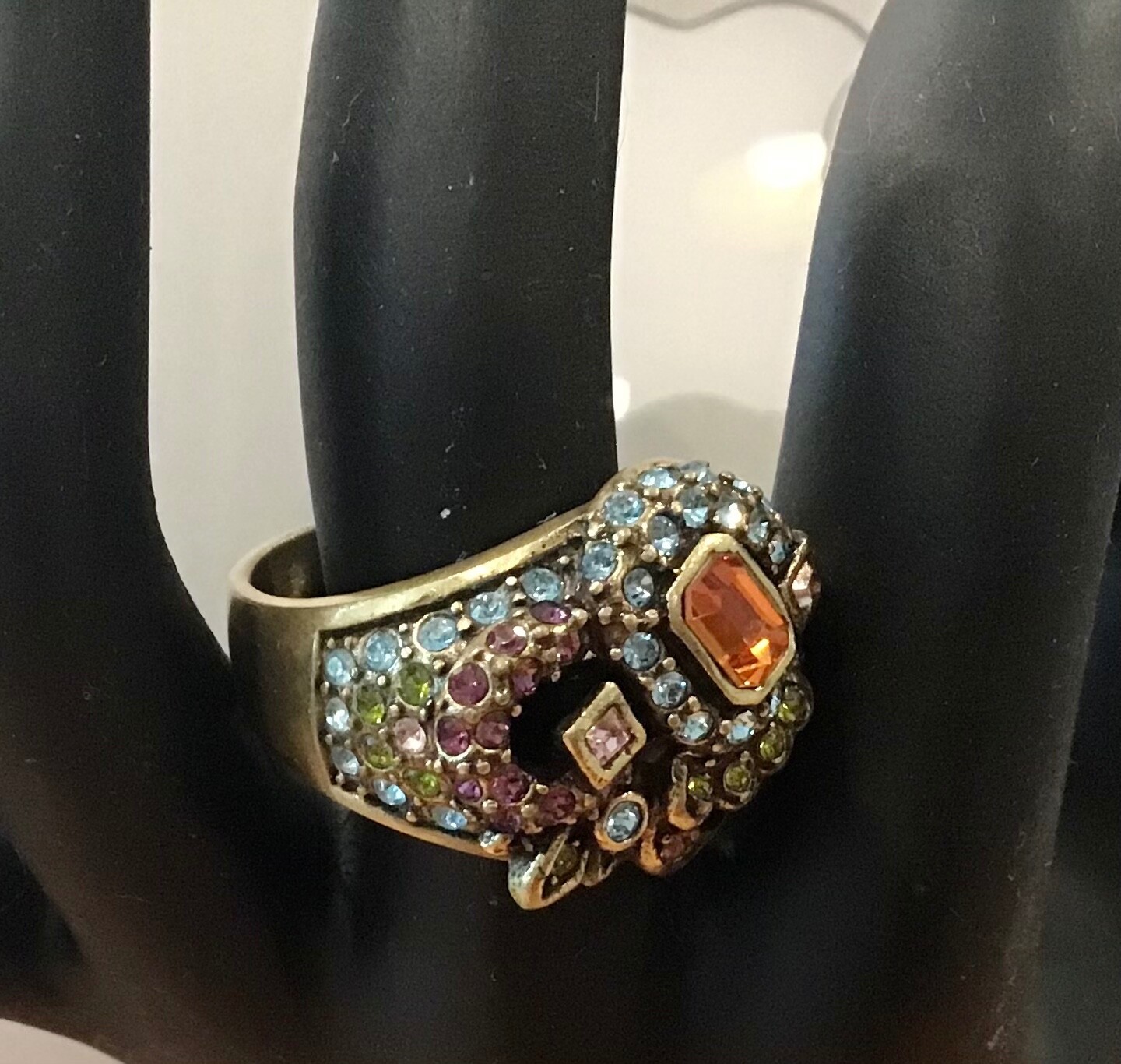 AUTHENTIC HEIDI DAUS DOMED MULTI COLORED PRINCESS… - image 2