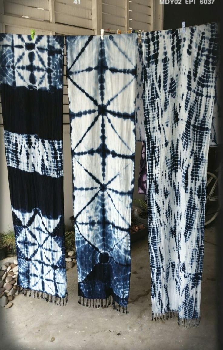 Soft Tie-Dye Print Women’s Pleated Shawl Hijab Headscarf