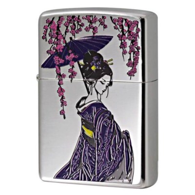 Zippo Geisha Japanese Pattern Wisteria From JP NEW | eBay