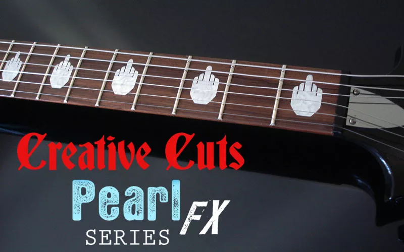 Middle finger guitar outlet
