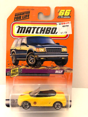 MATCHBOX MGF #66 YELLOW FROM 1997