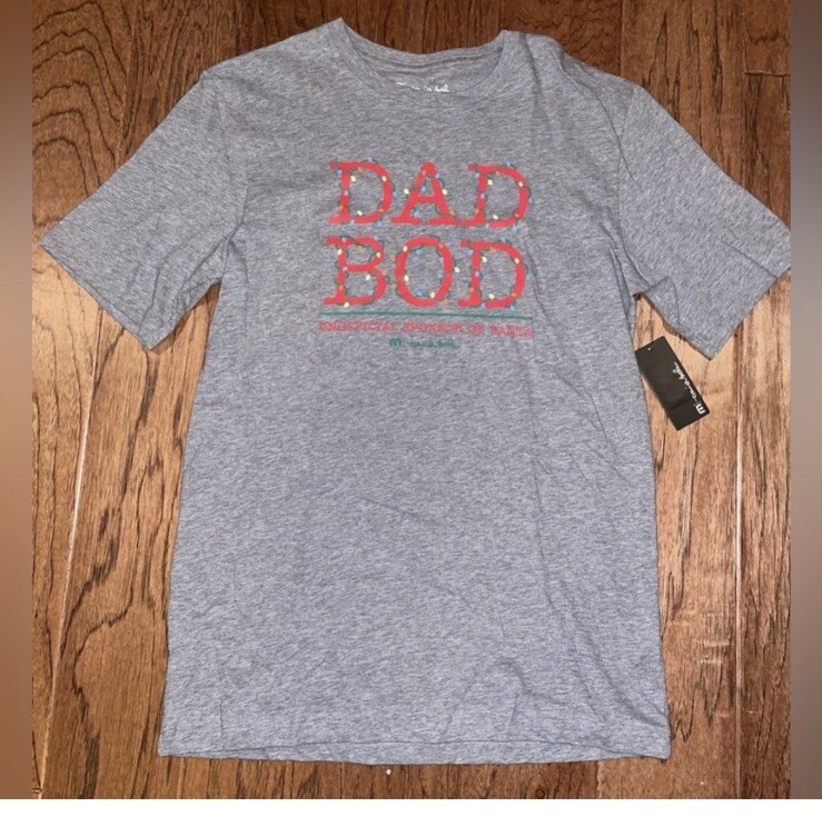 NWT Travis Mathew T-Shirt Gray Spike The Punch Christmas Golf Dad Bod Size s