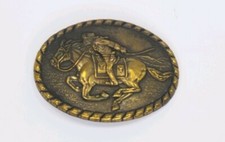 Pony Express Rider Mervyn's 1981 Unisex Commemorative Buckle 66