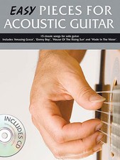 Easy Pieces for Acoustic Guitar - Book and CD NEW 014009878
