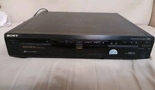 Sony Carousel 5 DVD CD Video CD Player DVP-C660 Tested WORKING No Remote