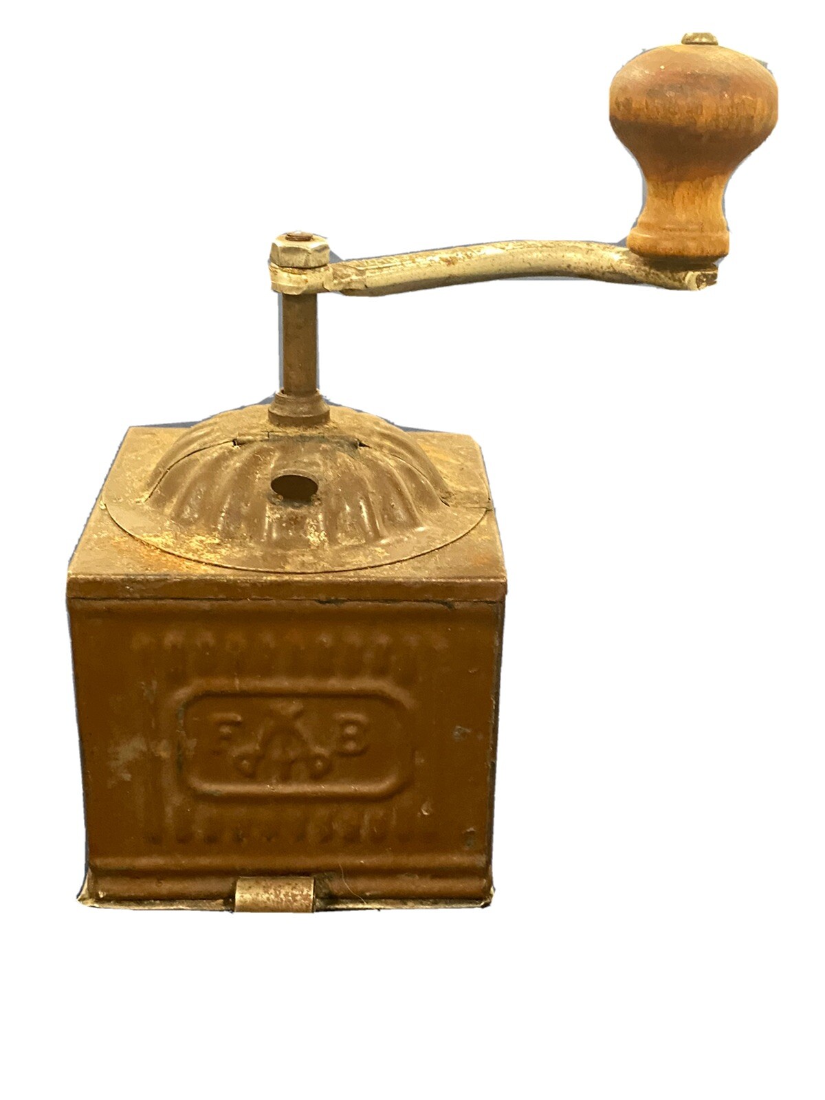 Vintage Coffee Grinder Mill F&B Tre Spade Italy Marca Despositata eBay