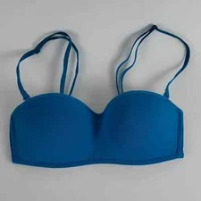 PINK Victoria's Secret Multi-Way Bandeau Blue Bra 32B