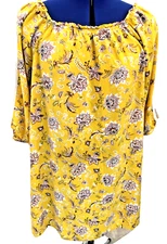 Naif Comfy French style Sun Dress L/XL Yellow Festival Gypsy Beach FREE MAIL