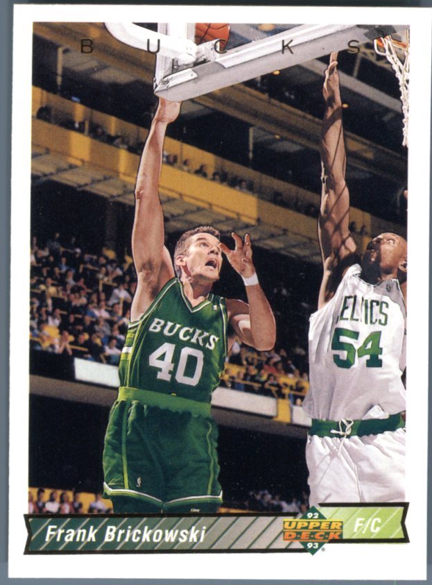 1992-93 Upper Deck Milwaukee Bucks Frank Brickowski #205