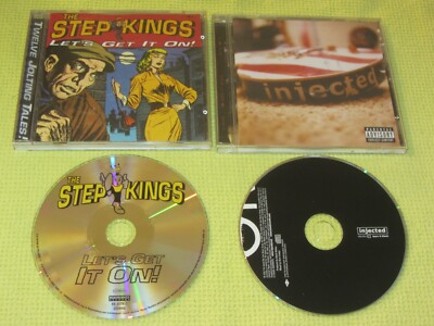 Injected Burn It Black & The Step Kings Let's Get It On! 2 CD Albums Hard Rock
