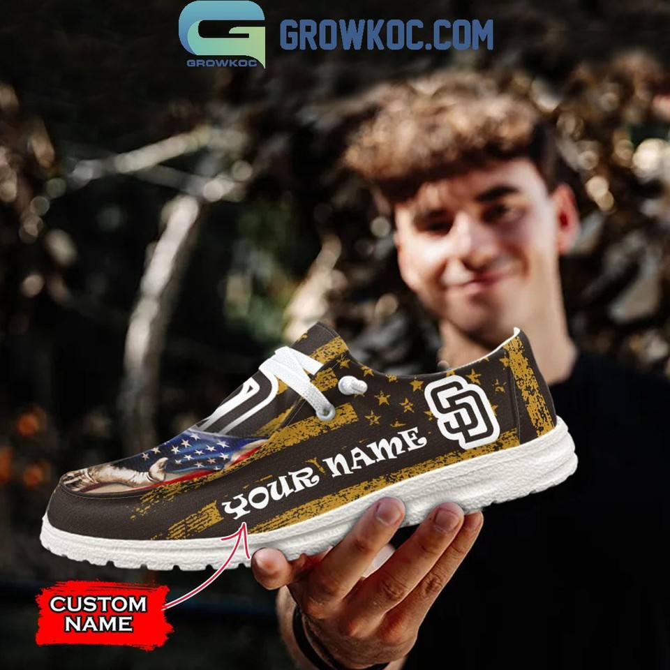 San Diego Padres American Proud Personalized Hey Dude Shoes eBay