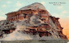 Nye MT Montana Castle Rock Badlands Lewis Clark Expedition Vtg Postcard A12