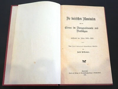 Piffrader - Die bairischen Illuminaten - Clerus im Burggrafenamte - 1898 (A710) - Bild 1 von 4