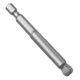 10 WOBBLE POWER EXTENSION BARS DRIVER BITS 1/4" BSPPEB2 - Picture 2 of 2