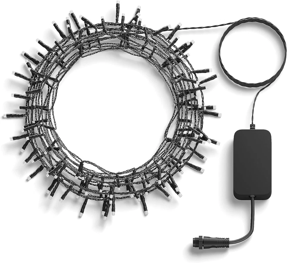 Cadena de luces Festavia de 65 pies para interiores/exteriores Philips Hue - 65 pies, multicolor  Foto 2 de 4