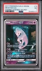 2017 POKEMON SUN & MOON SHINING LEGENDS SECRET #78 MEWTWO GX PSA 7 NM