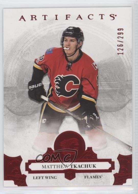 2017-18 Upper Deck Artifacts Ruby 126/299 Matthew Tkachuk #93 0fy