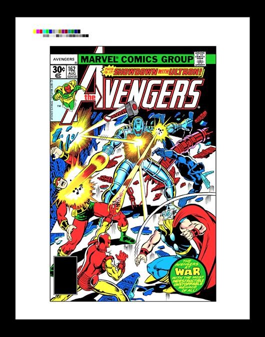 George Perez Avengers #162 Rare Production Art Cover