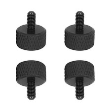 M3x6mmDXL Knurled Thumb Screws - 4Pack - Good for PC Computer Cases - Aluminu...