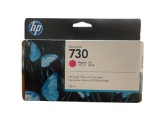 Original HP 730 P2V63A Magenta Ink Cartridge New Dated 2022