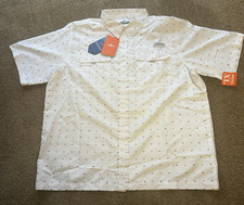 Habit Men's Shirt Fishing Vented Short Sleeve Outdoor Size XL