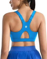 High Impact Sports Bras for Women, Racerback Adjustable Straps Sports Bras fo...