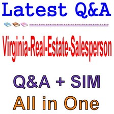 Virginia Real Estate Salesperson Exam Q A